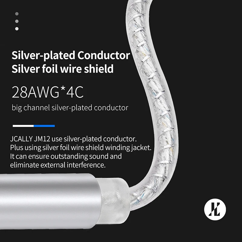 JCALLY JM12 Digital Audio Adapter Type-C to 3.5mm Hifi DAC KTO2H20 Chip 32bits 384KH DSD128 Decoder Type C to 3.5mm Earphone Amp