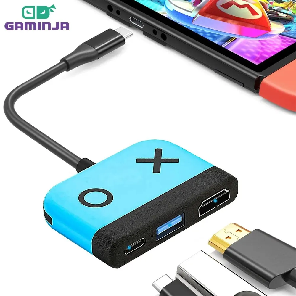 Docking Station Portatile Per Nintendo Switch Type-C Hub Con Hdmi E Usb 3.0 Per Switch /Switch Oled/ Tablet Notebook/Pho Mobile
