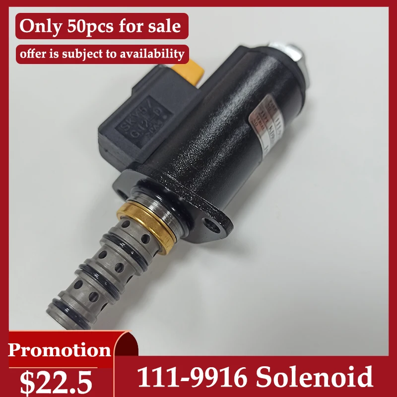 

Hydraulic Parts Solenoid Valve 111-9916 1119916 for Caterpillar Excavator 320B 320C E320C E320D E325B