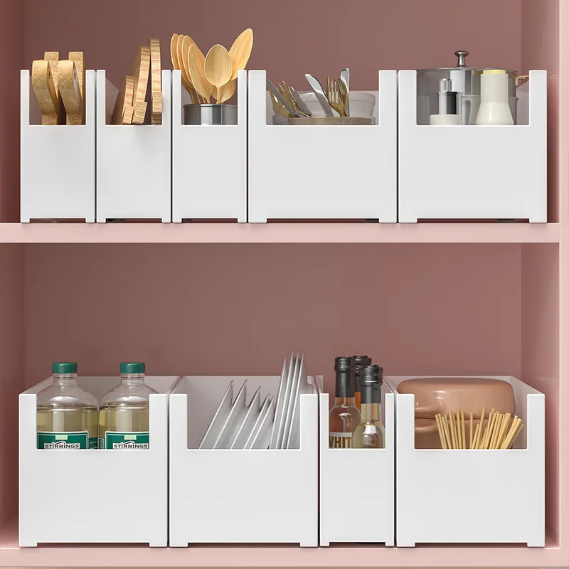 

Kitchen Plastic Storage Box Containers Drawer Cabinet Cupboard Tableware Spice Seasoning Snack Organizer Bathroom Cosmetic Case