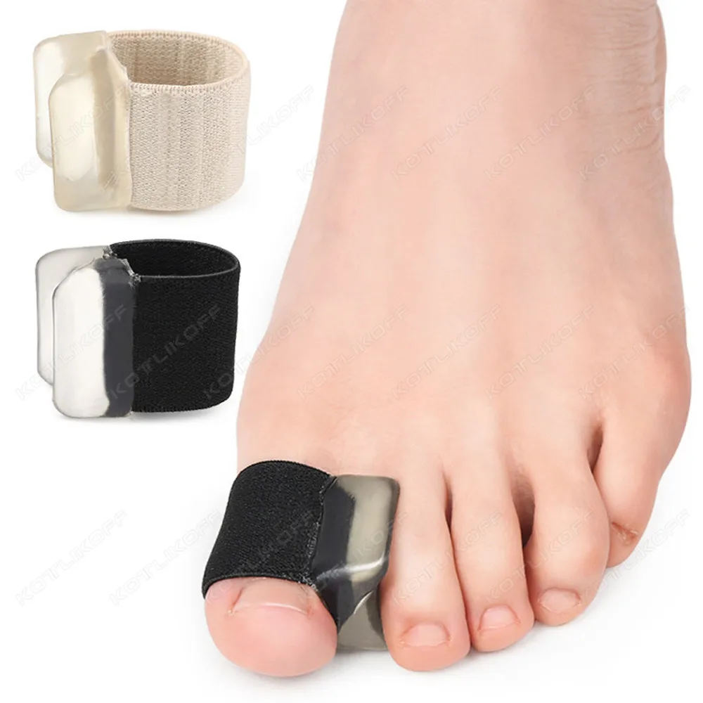 Gel Toe Separator Hallux Valgus Bunion Corrector Straightener Feet Bone Thumb Adjuster Correction Spacer Foot Care Tool 1 Pair