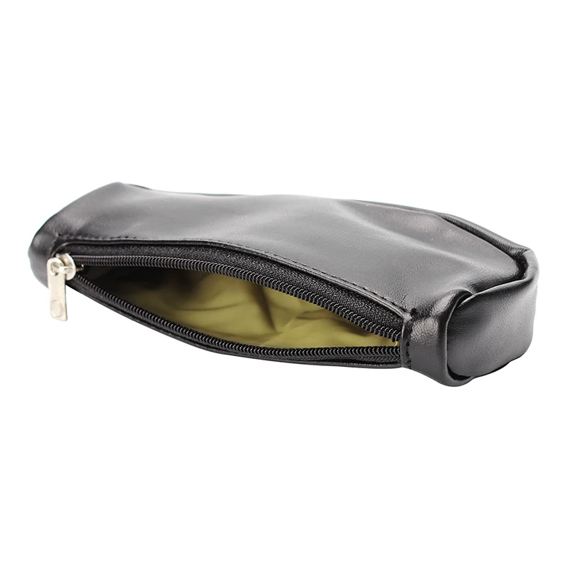 PU Leather Tobacco Smoking Pipe Bag for 2 pipes Portable Herb Pipe Case Smoke Tool Built-in small pocket for tobacco accessory