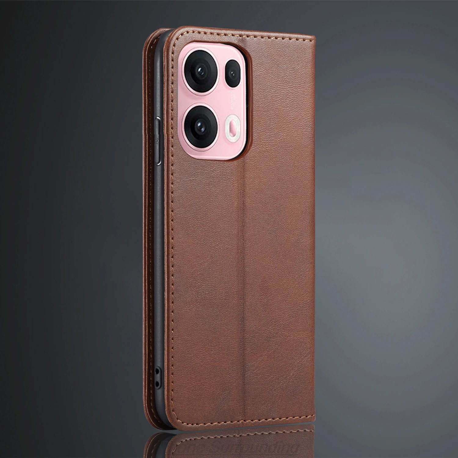 Housse Étui Oppo A55s 5G portefeuills Flip Cover Coque fleur Wallet Bag