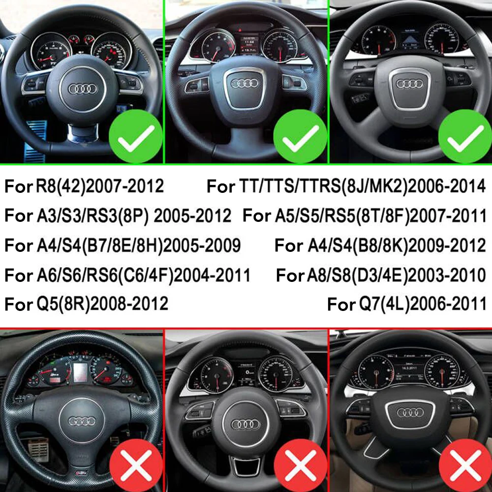 Auto Aluminium Lenkrad DSG Verschiebung Paddle Shifter Für Audi A5 8T 8F  2007 2008 2009 2010 2011 2012 2013 2014 2015 2016 - AliExpress
