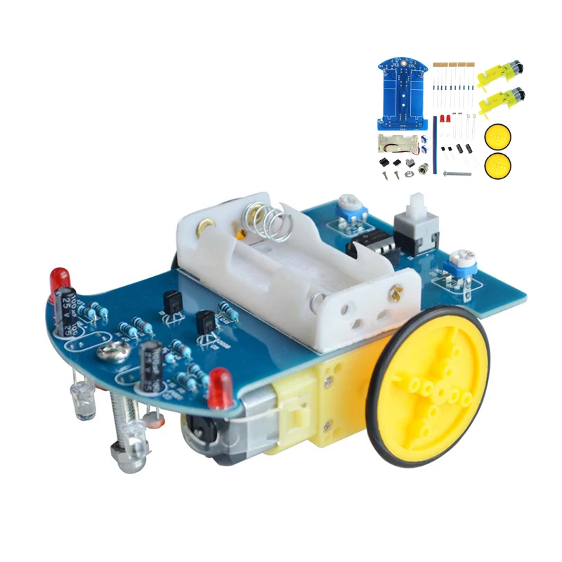 D2-1 Kit Fai Da Te Linea Di Tracciamento Intelligente Kit Per Auto Intelligente Tt Kit Elettronico Fai Da Te Smart Patrol Parti Di Automobili Fai Da T