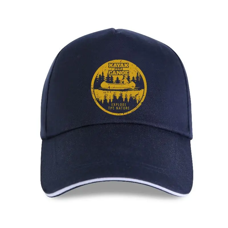 

New 2021 Summer KAYAK AND CANOE EXPLORE NATURE FOREST Mens Black Baseball cap Custom