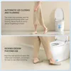 Smart Toilet with Built-in Bidet Seat, Tankless Toilet with Auto Lid Opening, Closing and Flushing, Digital Display, Elongated 4