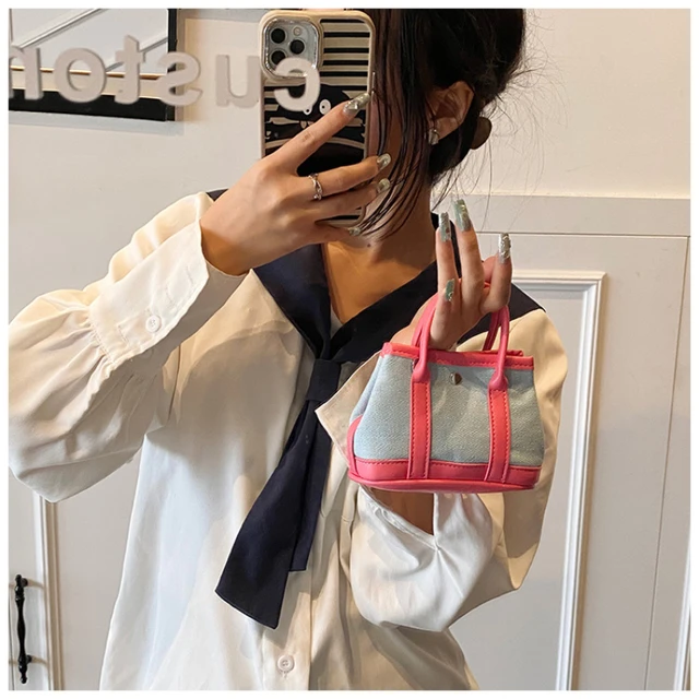 2025 New! Trendy Korean - Style Mini Bucket Bag for Girls - Fashionable, Simple Design, Versatile as Shoulder or Cross - body 5