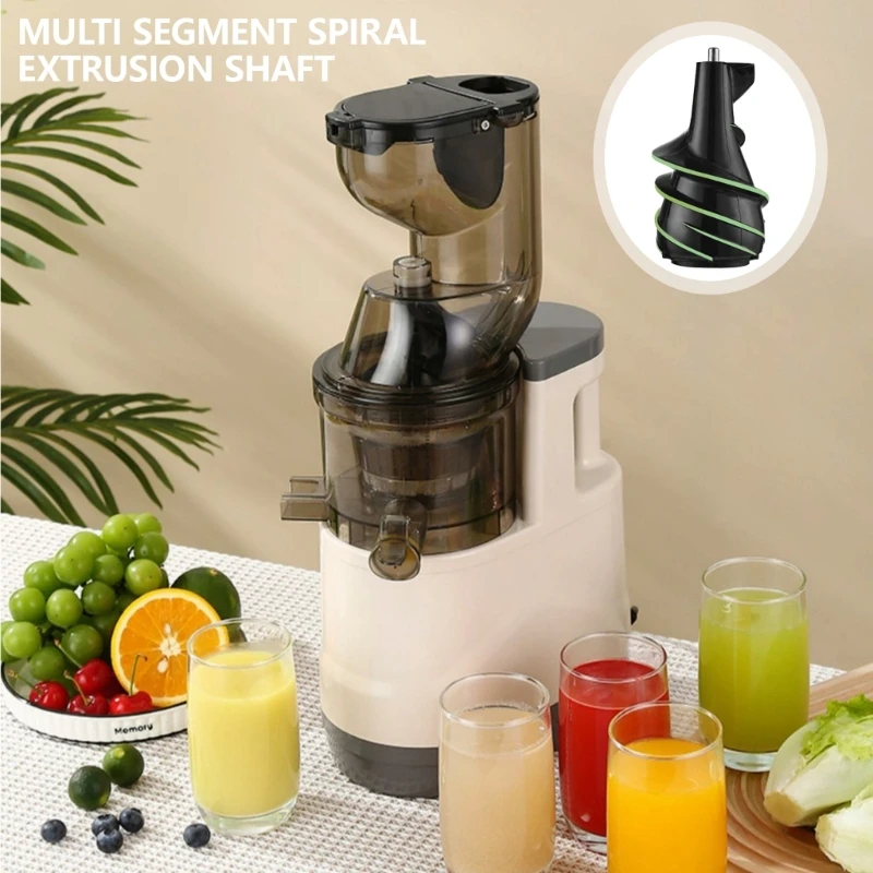 D0AB Masticating Juicer Machines 150W Slow Cold Press Juicer High Juice Juicer for Fruits and Vegetables Easy to Clean 2