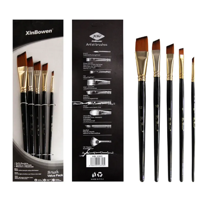 ウインザー&二ュートン社　油彩筆　シリーズO 、シリーズR  4本セット ウインザー&二ュートン社 油彩筆 シリーズO 、シリーズR 4本セット