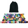 Bescon 100pcs Big Set of Random Polyhedral Dice, Standard Sized DND Dice Set 100pcs in a Variety of Colors&Effects 3