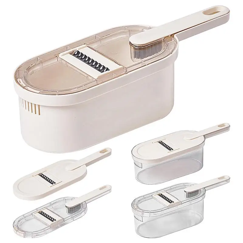 

Mandoline Slicer Multifunctional Food Grater Hand Guard Chopper With Storage Container Vegetable Grater Kitchen Accessories