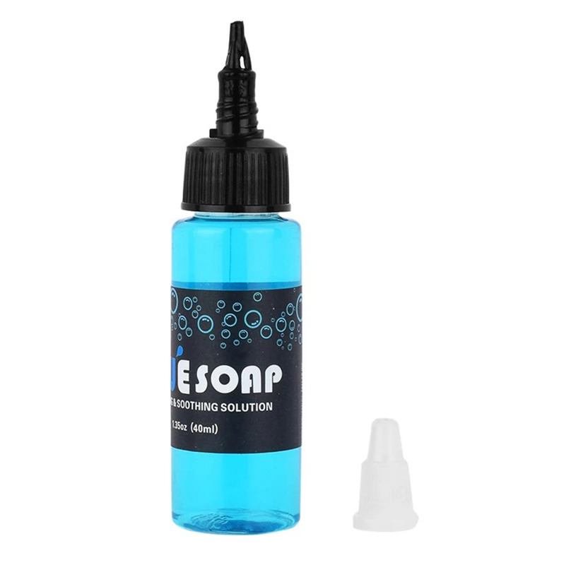 Microblading 40ml Blue Soap Cleansing & Soothing Solution Avoiding skin irritation Tattoo Studio Supply Tattoo Accessories 4