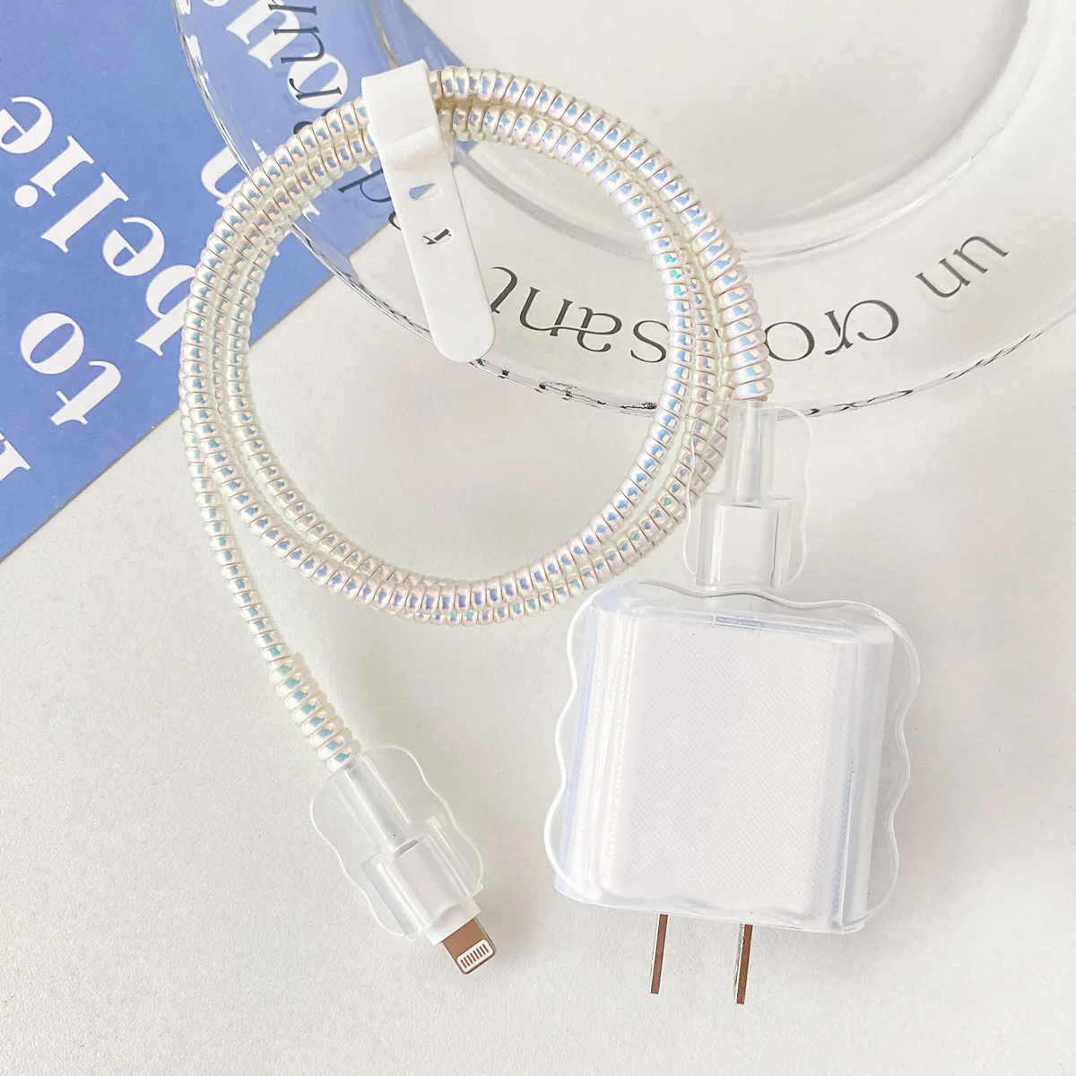 Sleek Charger Case and Cable Organizer Kit with Data Wire Protector