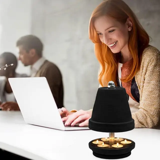 Tea Könnyű Sütő Kerámia Radiátor Gyertyatartó Kézmelegítő Téli Karácsonyi Otthoni Dekoráció - Image 2