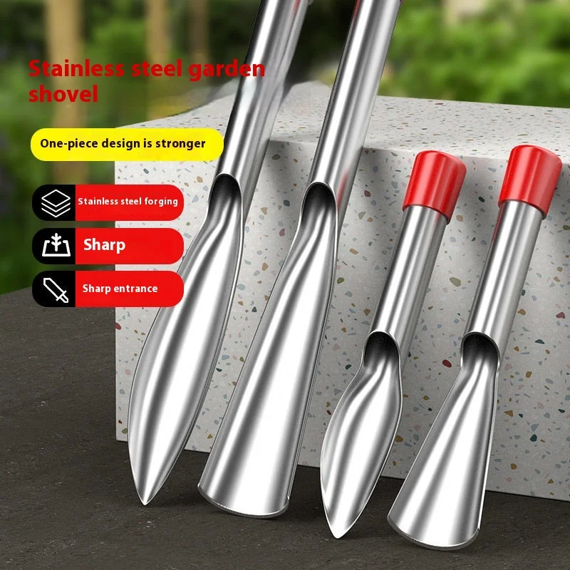 Stainless Steel Garden Trowel Planting Flowers And Planting Flowers Shovel Wild Vegetables Special Garden Weeding 6