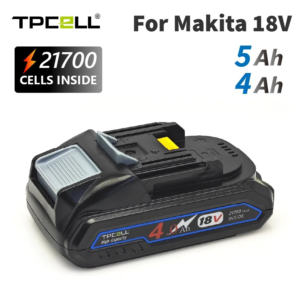 BL1840 4AH 5AH Li-ion Replacement Battery For Makita 18V Power Tools LXT BL1840 BL1850 For 18 V Screwdriver BMS TPCELL 18V power tool battery,rechargeable lithium batteries