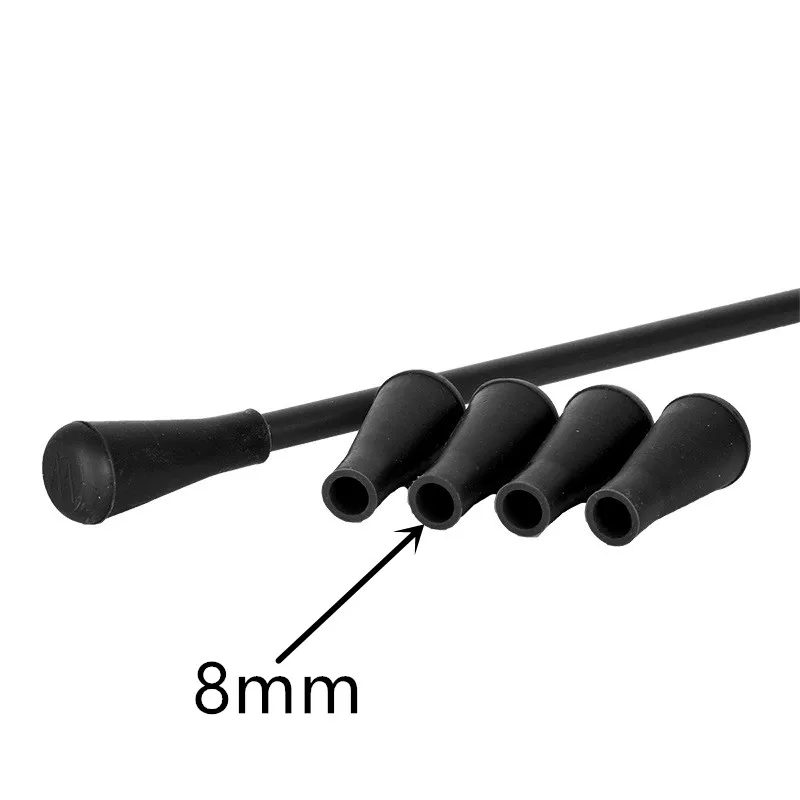 High-Impact Rubber Blunt Arrow Tips for Archery Training and Hunting