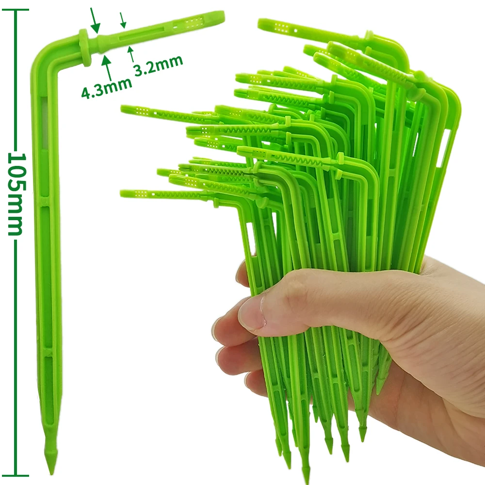 Oasis 10-100M 4L 8L/H Garden Micro Drip Irrigation Emitter Watering Systems Kits 3/5mm Arrow Drippers Potted Bonsai Greenhouse 2