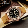 San Martin Sub CuSn8 Bronze Diver Watch Water Ghost Luxury Full Lumed Surfing Dial Sapphire Glass Men Mechanical Watches 20 Bar 3