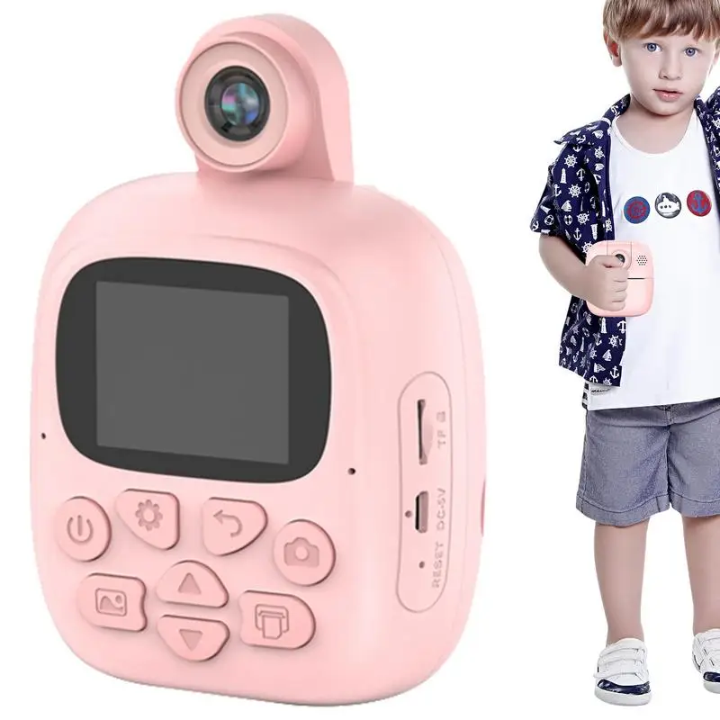 

Instant Print Camera For Kids Digital Video Cameras Kids Toys 24MP HD Camera Zero Ink Technology Kids Instant Print Digital