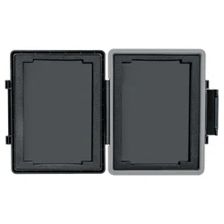 JJC Compact Shockproof Waterproof SSD Storage Box - 2.5 Solid State Drive Holder (Black)