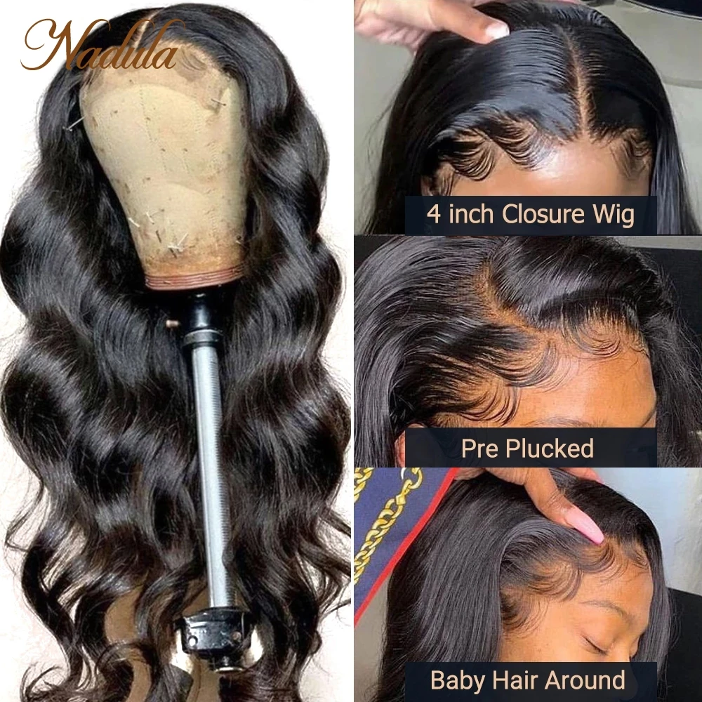 Nadula Human Hair Wigs 13x4 13x6 360 Full Lace Front Wig Brazilian Body Wave Swiss Body Wave for Women