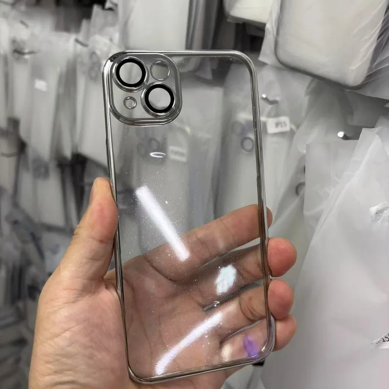 כיסוי טלפון שקוף עבור iPhone 16 17 Pro Max