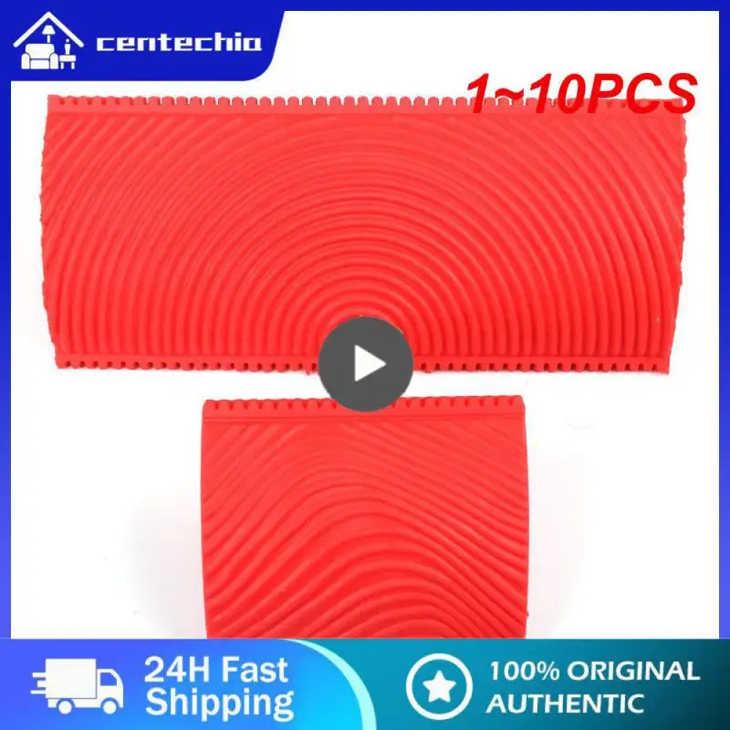 

1~10PCS set Rubber Roller Brush Painting Tools Imitation Wood Graining Wall Painting Home Decoration Art Embossing Graining