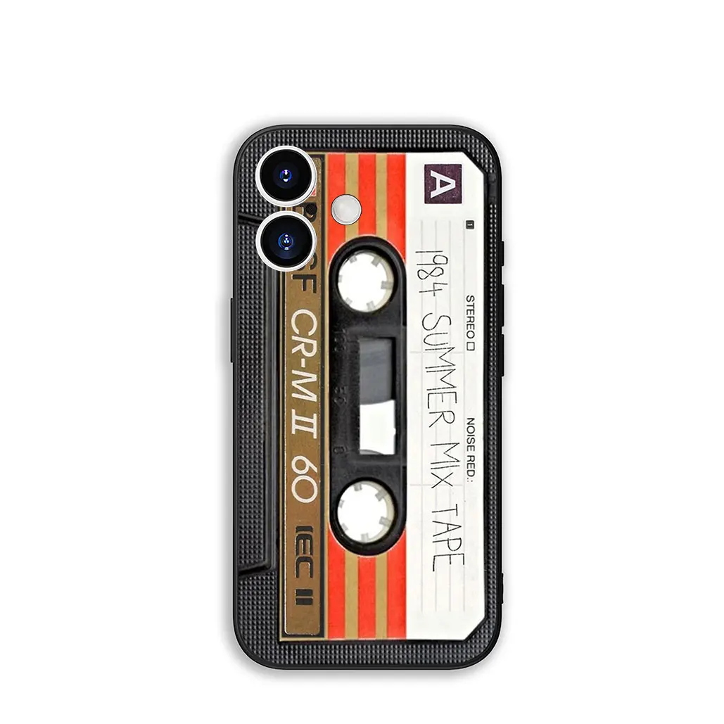 Retro Cassette Tape Music Phone Case Cover