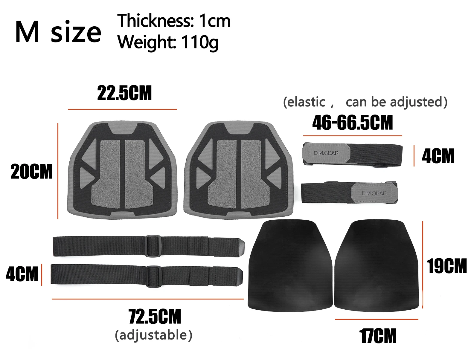 DMGear Shoulder Armor Tactical Vest Image 2