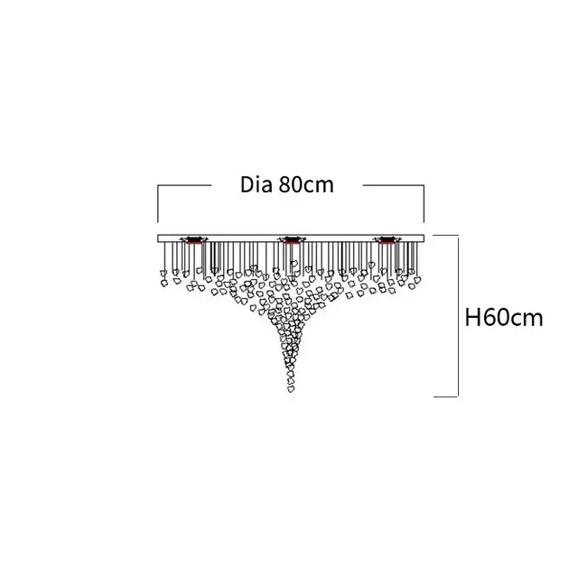 Dia800xH60cm