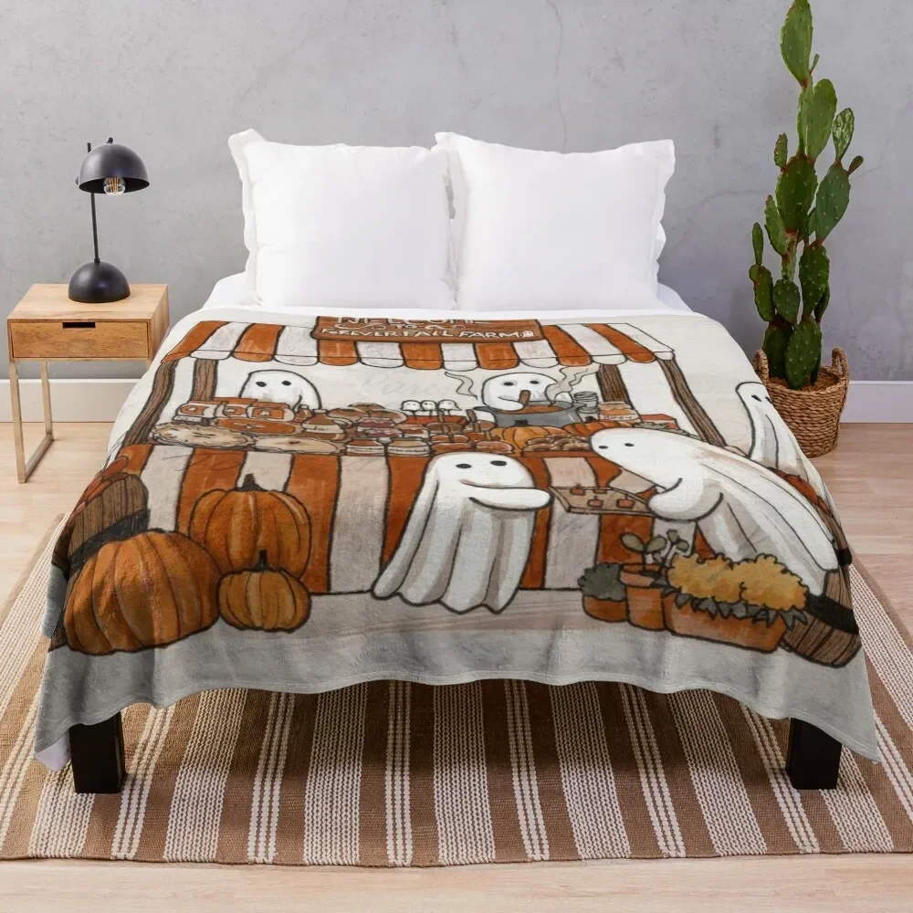 

Ghost Market Throw Blanket Bed linens Comforter Blankets