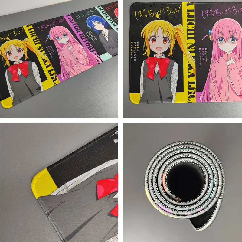 Anime Bocchi a Rocha Gotou Ryou Mouse Pad Nijika Kuyo Hitori Computador Laptop Gamer Jogos Acessórios Desk Mat - Imagem 5