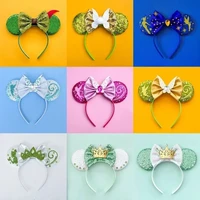 Tinker Bell Head Bands For Baby Cosplay Wings Fairy Hairbands Girls Vine Flower Ears Headbands Photo Accessory Infant Decoration 6