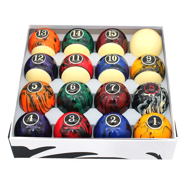 Premium Billiard Balls Pool Table Accessories 2-1/4" Regulation Size 16 Pool Balls Billiard Set