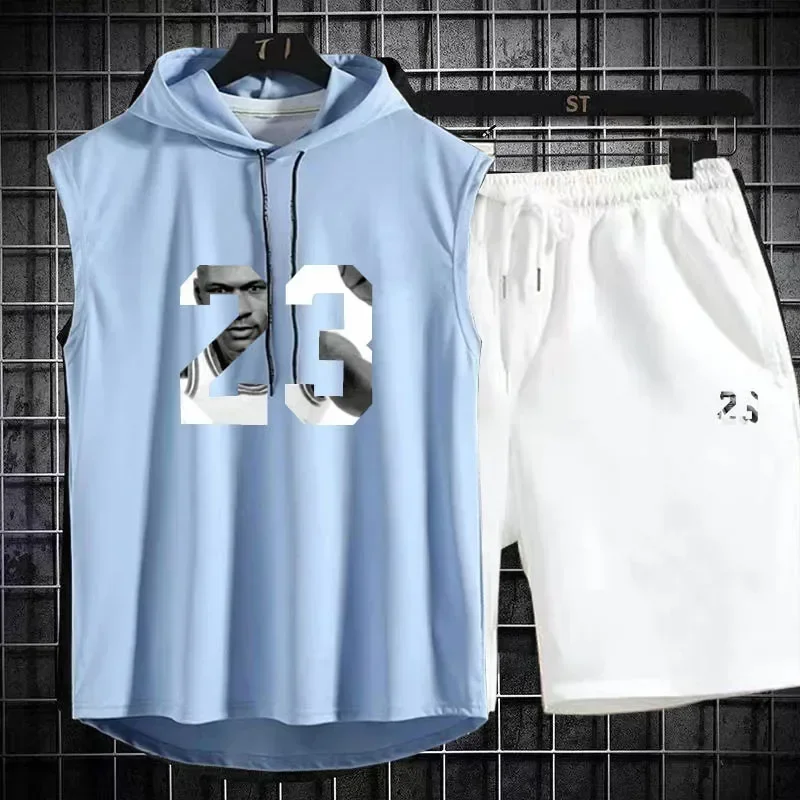 Men’s Sleeveless Gym Set 4