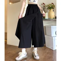 New Women Baggy High Waisted Designer Pants Lady Comfortable A-line Summer Trousers Female Fashion Versatile Wide Leg Slacks - Image 4