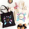 Team Bride Shopping Bags Bridal Shower Wedding Shoulder Bag Spanish Woman Single Farewell Bachelorette Hen Party Canvas Tote Bag 1