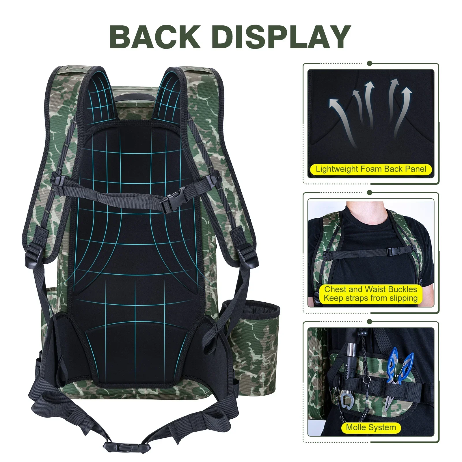Fishing Chair Best Fishing Backpack With Rod Holder Reaction