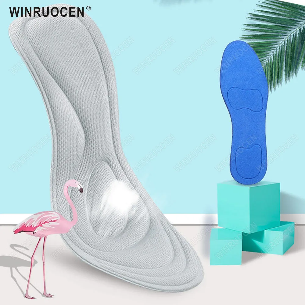 

1 Pair Memory Foam Insoles Orthotic Foot Care Comfort Pain Shoes Antibacterial Men Women Deodorization Sweat Absorption Insert