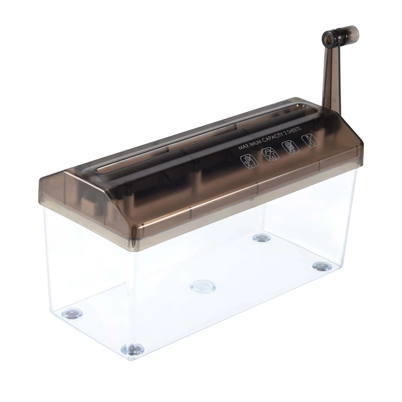 Trituratore Manuale, Tagliacarte Manuale A4 Per La Casa, Mini Trituratore Manuale Portatile Per Casa, Scuola E Ufficio