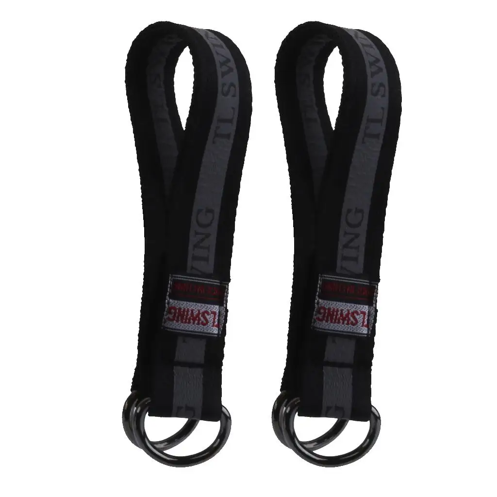 2xTree Swing Hanging Straps Kit Garden Hammock Nylon Ropes+Carabiner Snap Hooks 5