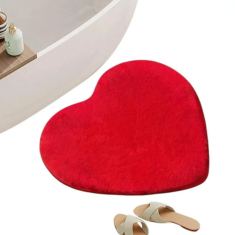

Artificial Wool Living Room Carpet Double Heart Rug Bedroom Kids Room Fluffy Faux Rugs Rugs For Bedroom Fur Rug