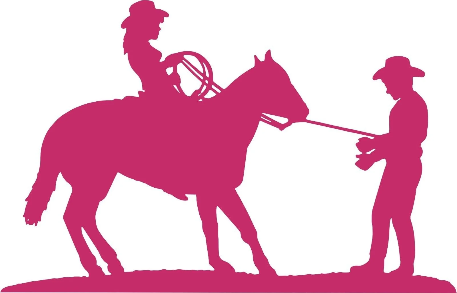

For Cowgirl Cowboy Horse Rodeo Western Car Truck Window Laptop Vinyl Decal Sticker Styling