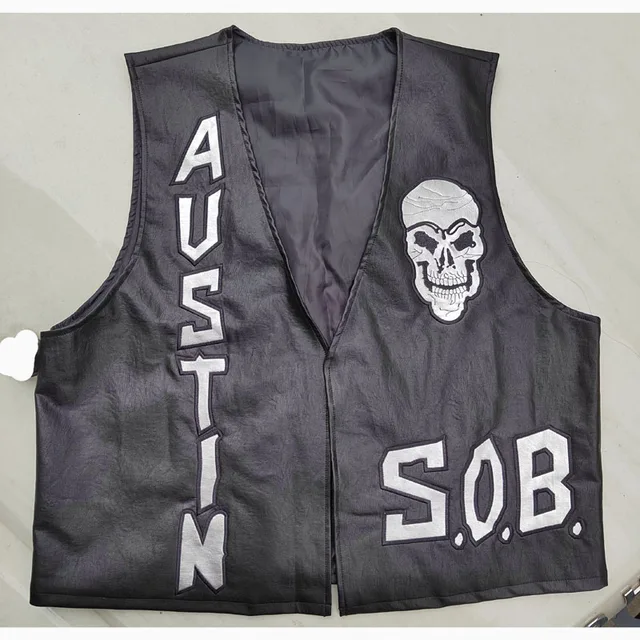Steve austin Stobaベスト、ストーンコールド、ブラック、3:16、スカル 