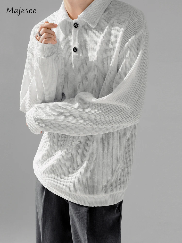 

Футболка мужская с длинным рукавом, однотонная простая шикарная Осенняя популярная повседневная одежда, плотная универсальная теплая Повседневная одежда в стиле Харадзюку, Ulzzang