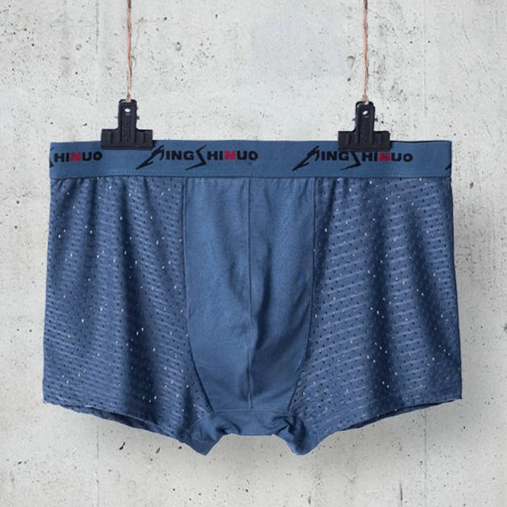 

Mens Underwear Boxer Briefs Ice Silk Shorts Panties Breathable Pouch Underpants