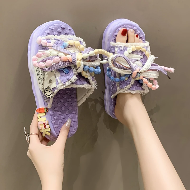 Women's Pastel Street-Style Sandals - true deals club