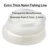 Elllv Big Size Super Strong Nylon Fishing Line Transparent Extra Thick Monofilament for Sea/Boat Fishing 0.7mm - 2.2mm Diameter 3
